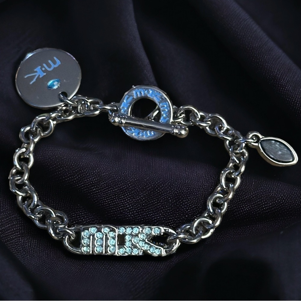 Michael Kors rhinestone toggle bracelet
